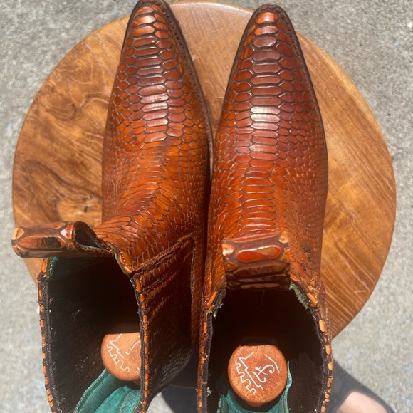 PSkaufman Hand dyed twister cowboy boots with Alta sole 8.5 - Picture 5 of 10